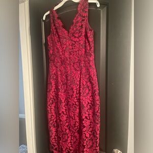 Nordstrom elegant lace dress (brand is Eliza)